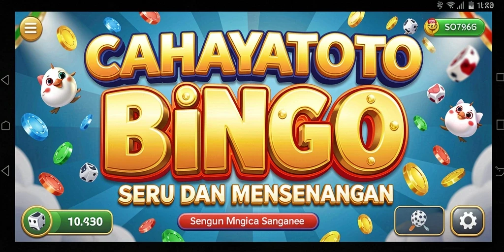 Tampilan gameplay seru di aplikasi Bingo CAHAYATOTO.