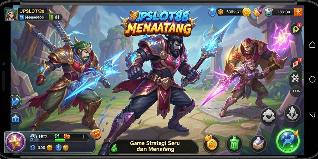 Screenshot gameplay menarik dari JPSLOT88 yang menunjukkan aksi strategi.