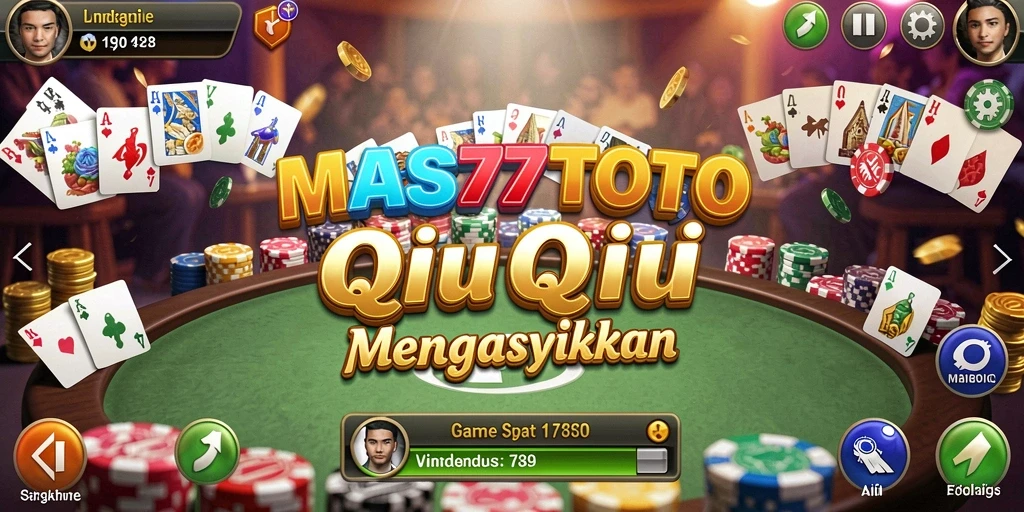 Tampilan gameplay seru di MAS77TOTO saat bermain QiuQiu.