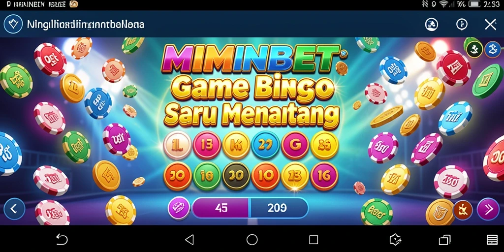 Tampilan gameplay seru MIMINBET dengan keseruan Bingo.