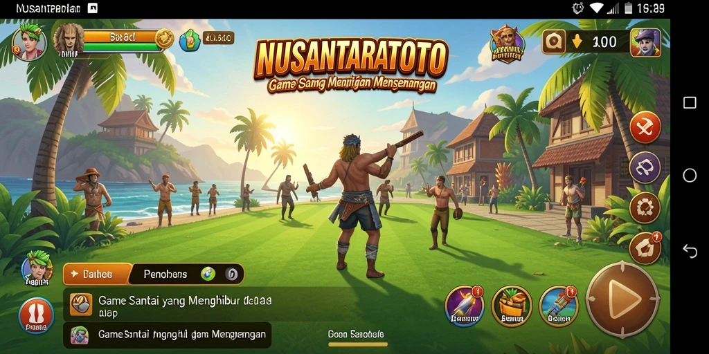 Tampilan menarik dari gameplay seru NUSANTARATOTO.