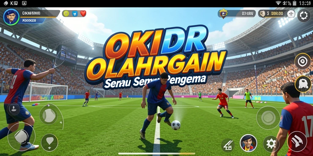 Tampilan gameplay <strong>OKIDR</strong> yang memukau dan mendebarkan saat pertandingan berlangsung.