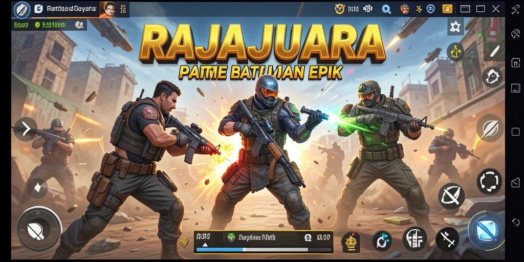 Pengalaman gameplay Battle Royale yang mendebarkan dan menantang.