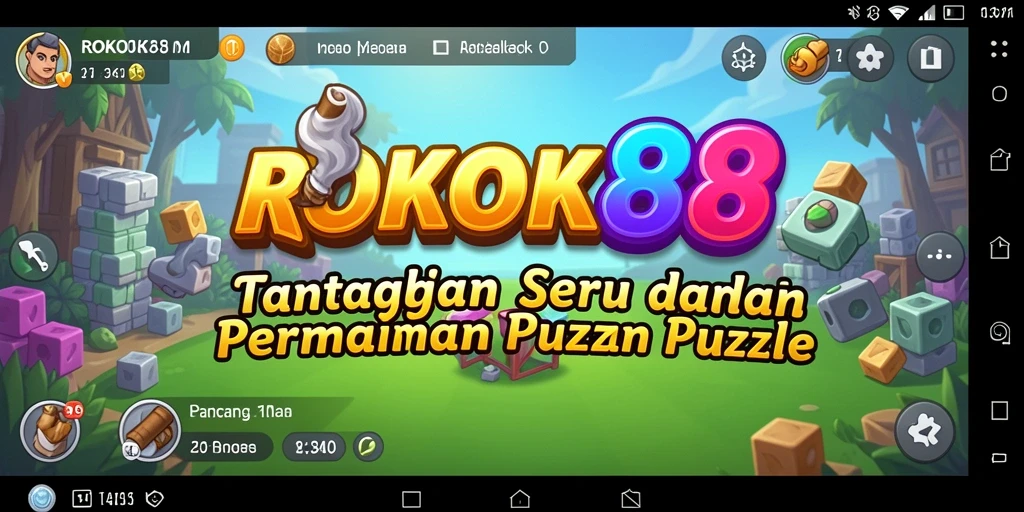 Screenshot gameplay ROKOK88 yang menarik dan penuh warna.