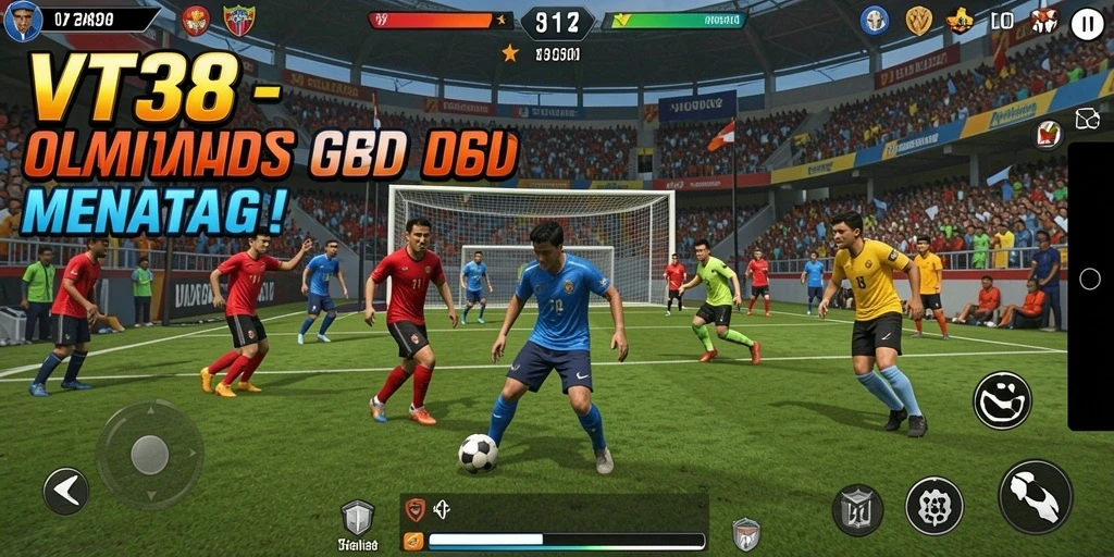 Tampilan gameplay VT38 yang penuh aksi dan seru.